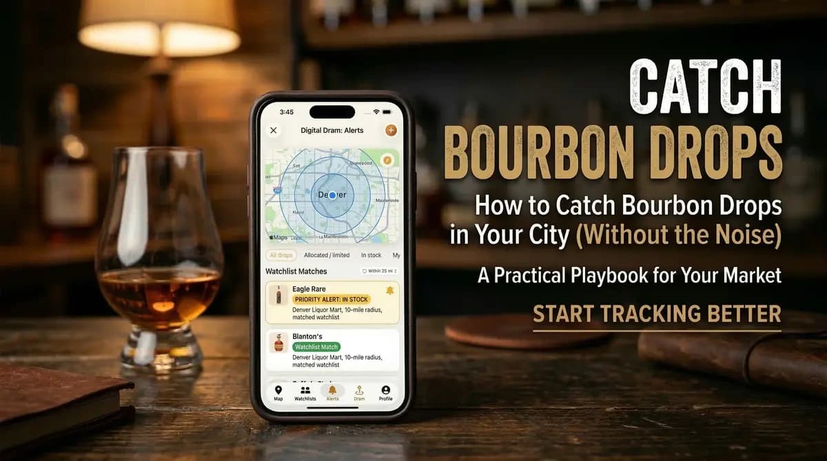 How to catch bourbon drops in your city