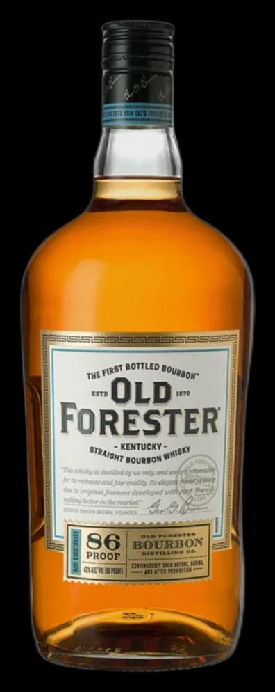 Old Forester 86 Proof Kentucky Straight Bourbon Whisky, 1.75 L bottle